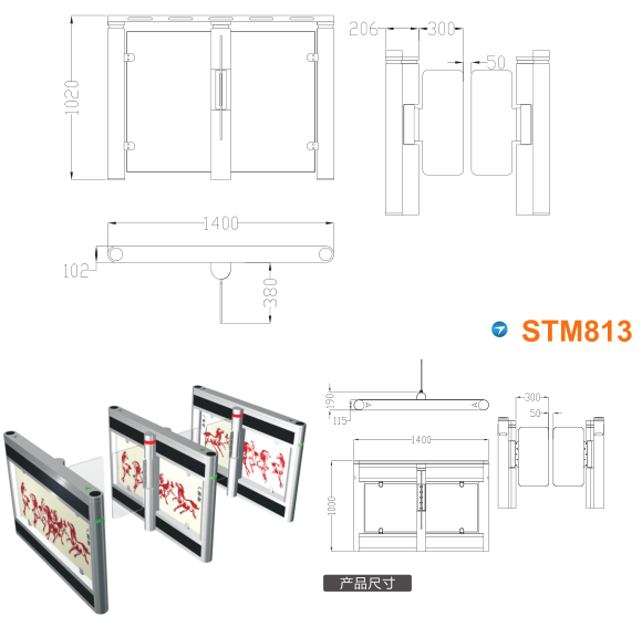 怀宁县速通门STM813